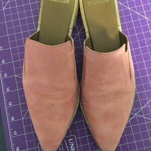 One  Teaspoon pink slide on shoes very good used condition size 40
